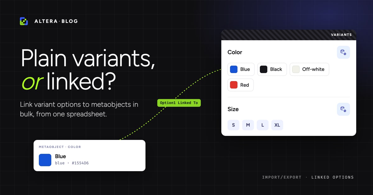 How to Import and Export Shopify Products With Linked Variant Options
