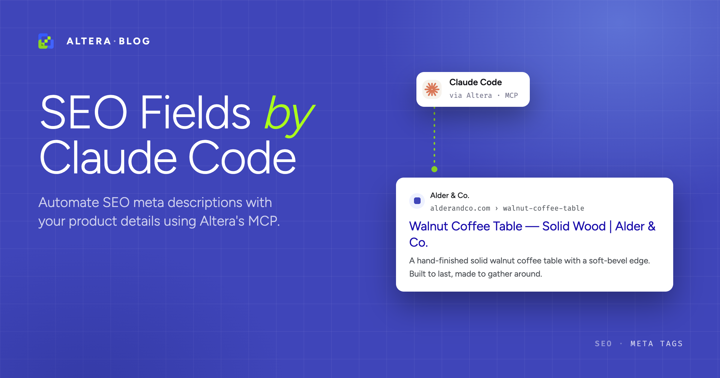 How to Write Shopify SEO Titles and Meta Descriptions with AI: A Claude + Altera Guide